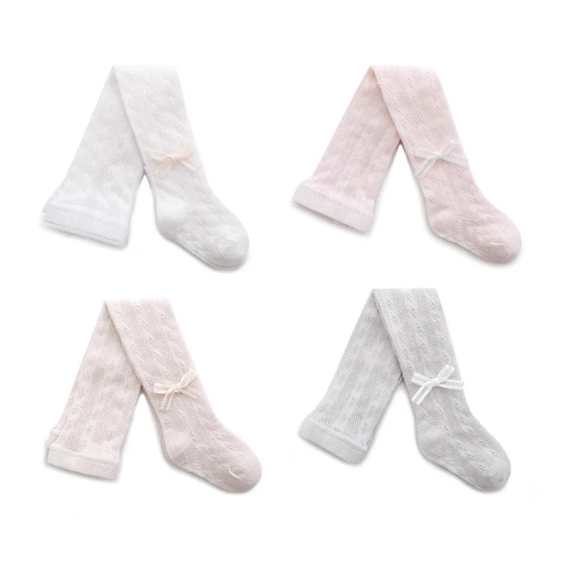 0-8Y Infant Boys Girls Summer Mesh Thin Pantyhose Soft Cotton Toddler Baby Tights Newborn Kids Breathable transparent Stockings