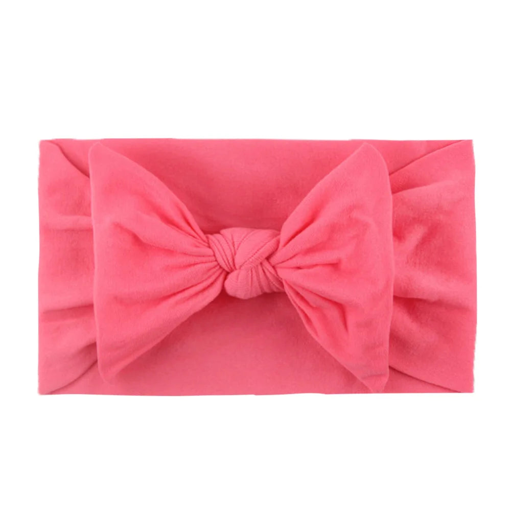 Soft Baby Bow Headbands for Girls — Elastic Newborn Hair Accessories