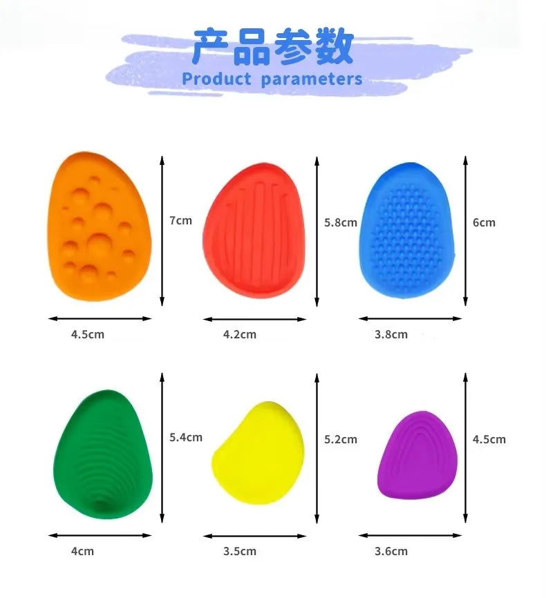 Sensory Fidget Toy Set for Kids & Adults — 6-Piece Soft Stress Reliever for Autism & ADHD
