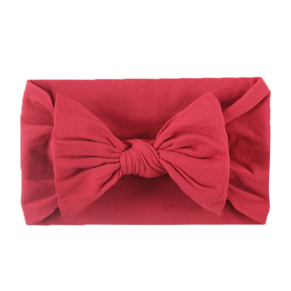 Soft Baby Bow Headbands for Girls — Elastic Newborn Hair Accessories