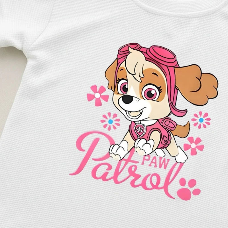 PAW Patrol Girls Casual Shorts Set — T-Shirt & Shorts 2-Piece Summer Sportswear