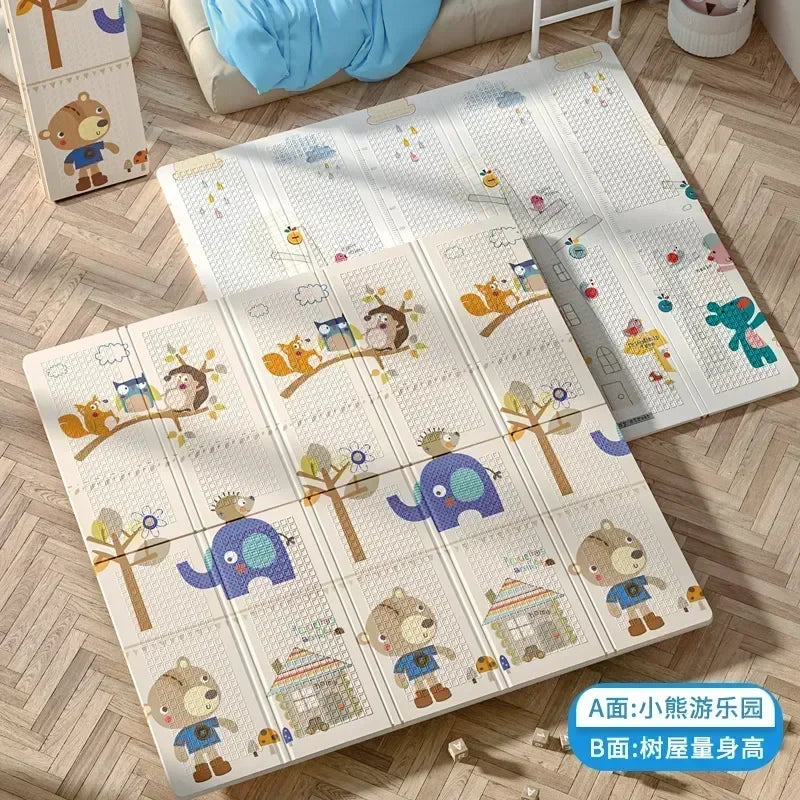 Foldable Children Blanket XPE Foam Baby Play Mat Soft Floor Crawling Pad Toys For Kids Carpet Folding Game Activity Rug with Bag