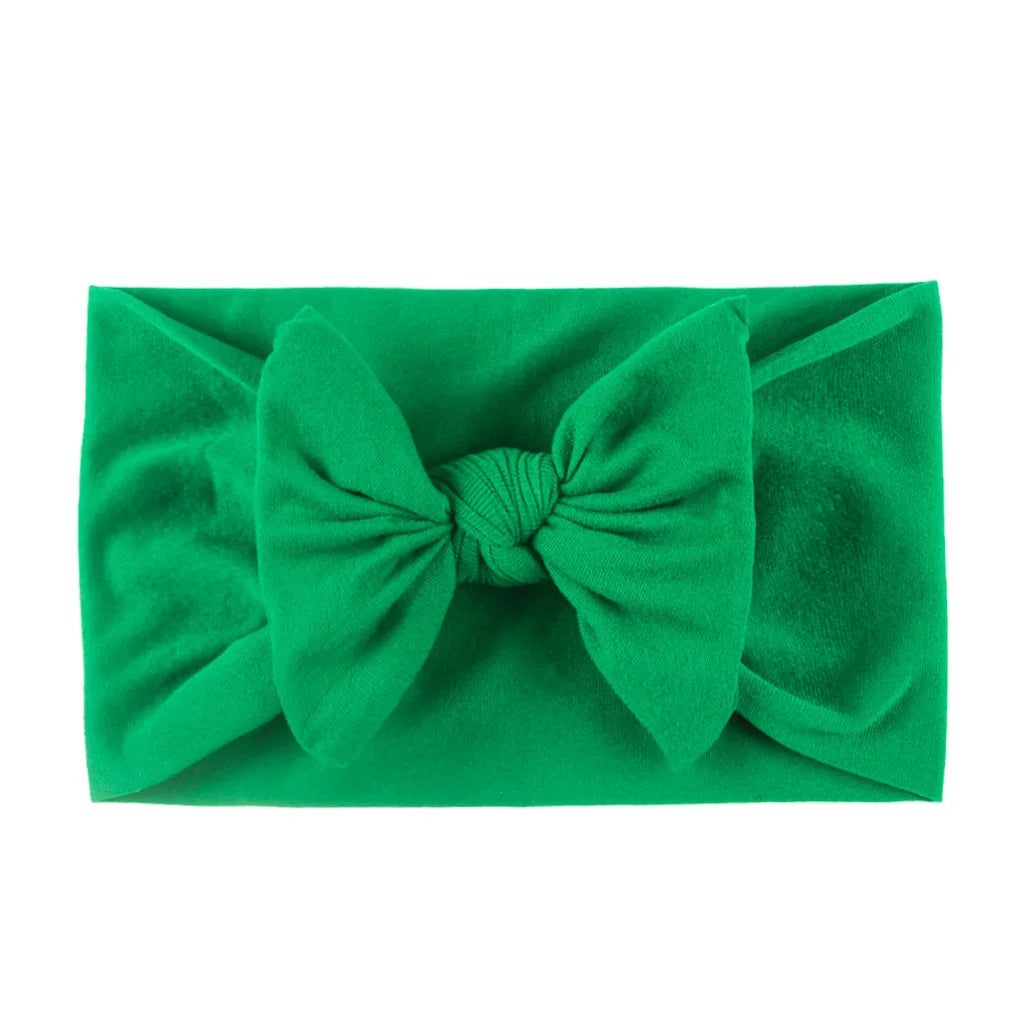 Soft Baby Bow Headbands for Girls — Elastic Newborn Hair Accessories