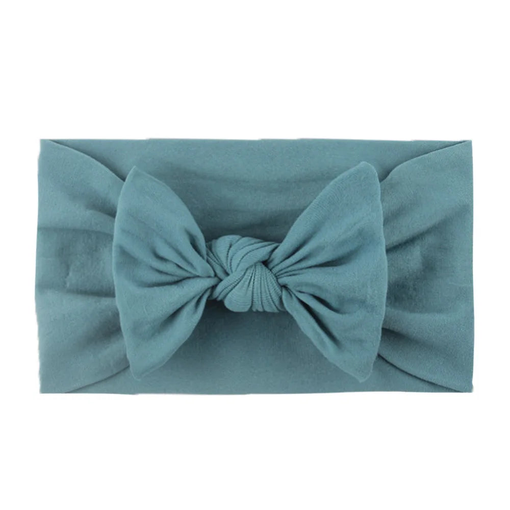 Soft Baby Bow Headbands for Girls — Elastic Newborn Hair Accessories